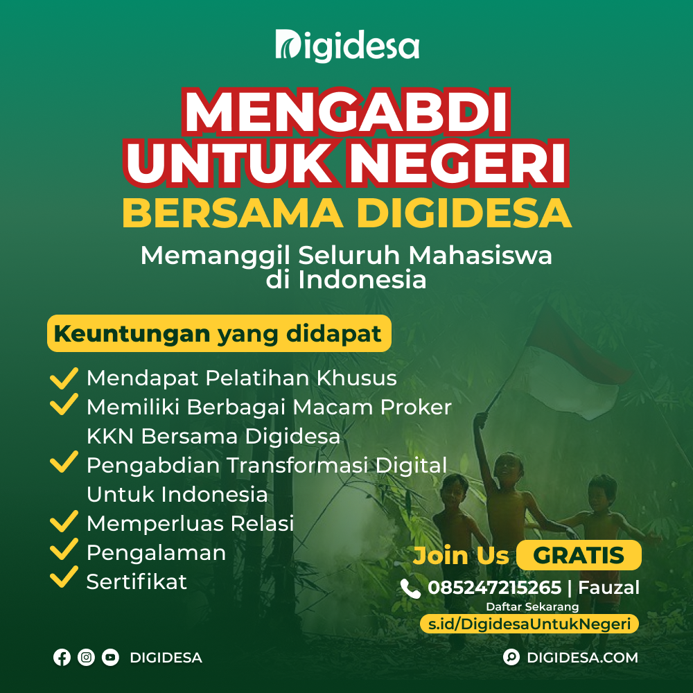 Program Kerja bagi mahasiswa KKN di seluruh Indonesia